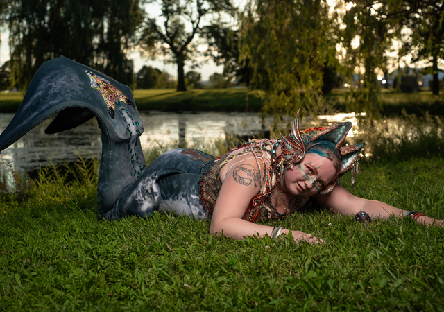 Michigan's own Motor City Mermaids, Michigan Mermaids for hire - Sela the River Vixen